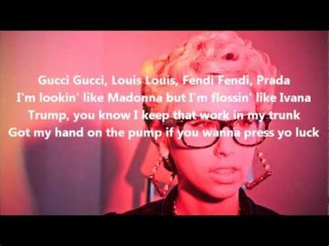 loui gucci fendi prada lyrics|kreayshawn songs.